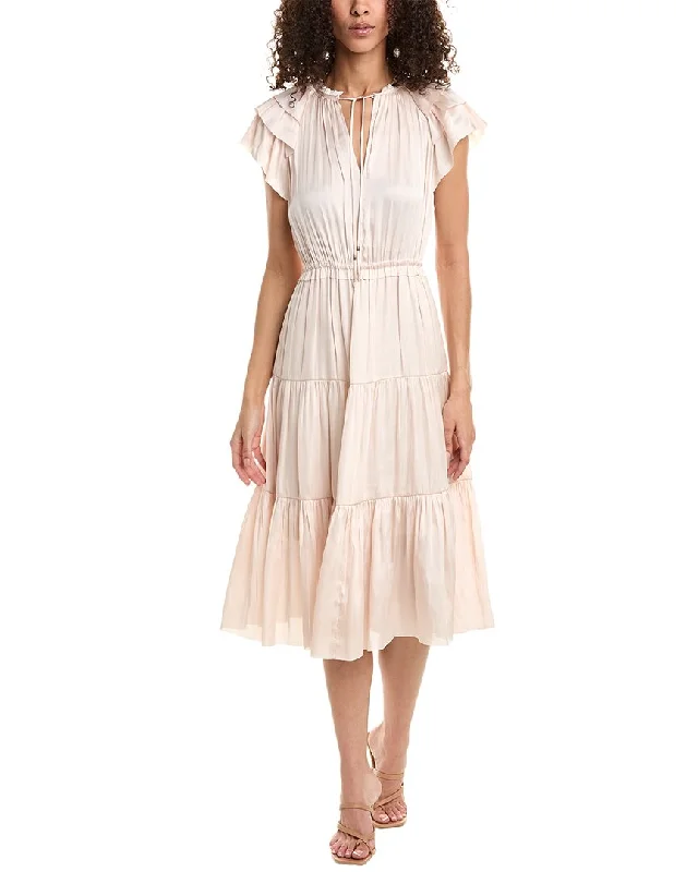 Simple research Stella + Lorenzo Tiered Midi Dress
