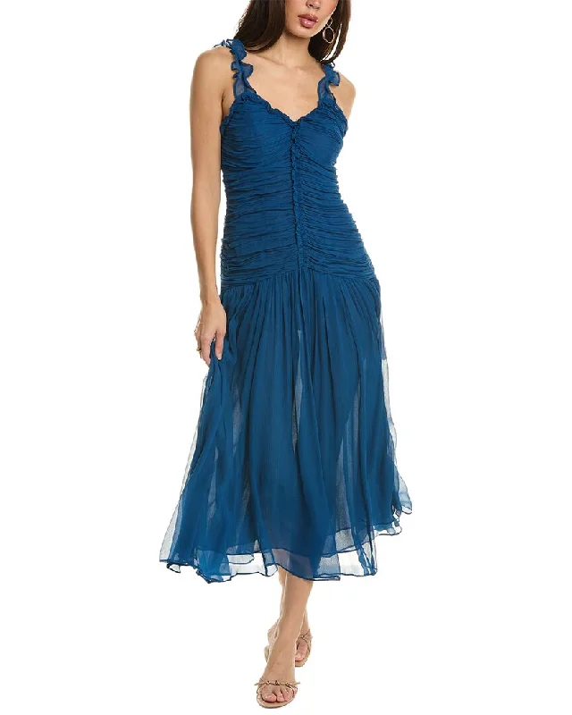 Luxury and fashionable Ulla Johnson Rosaria Silk Dress