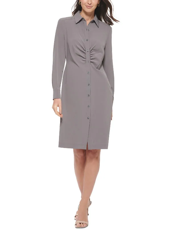 Boutique style Womens Office Career Shirtdress