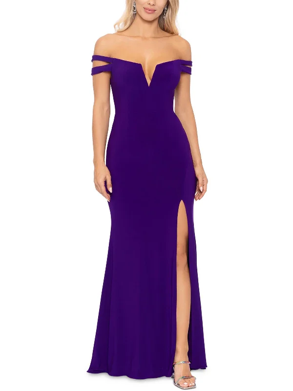 Sports Tights Womens V Neck Cold Shoulder Formal Dress