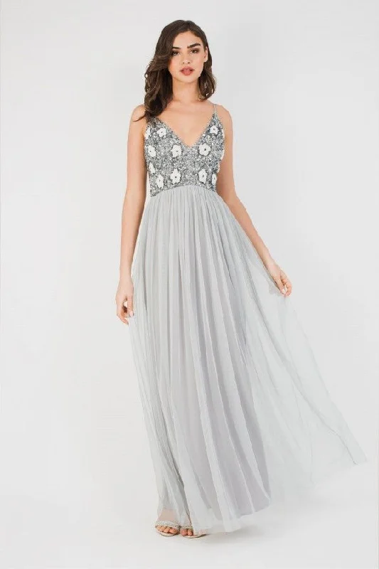 Fashionable sports Avon Bridesmaid Maxi in Grey