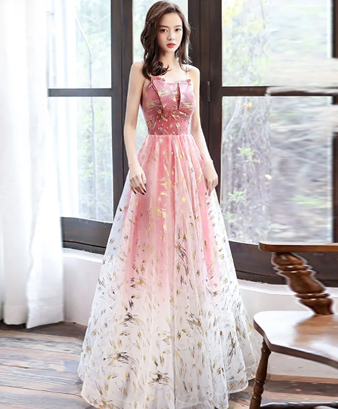 Sweet And Cute Style Burgundy Tulle Lace Long Prom Dress Burgundy Formal Dress