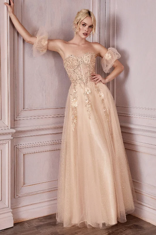 Sweet Stand-Up Collar Style Cinderella Divine CD0191 Dress