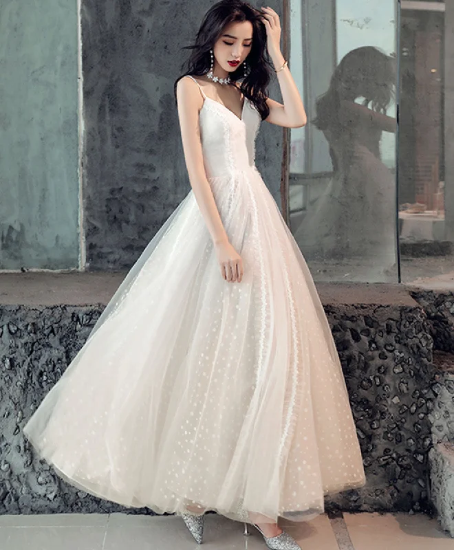 Street Graffiti Design Light Champagne V Neck Tulle Lace Prom Dress Formal Dress