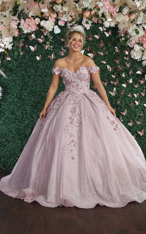 Sweet Words May Queen LK154 - Floral Applique Ballgown