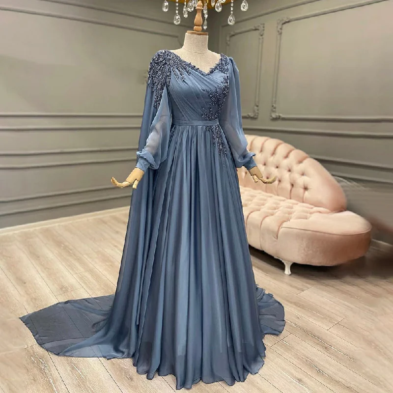 Sweet Pink Color Serene Hill Blue Kralen Cape Mouwen Avond Jurken 2024 A-lijn Luxe Voor Vrouwen Wedding Party LA71550 Sweet Pink Color Serene Hill Blue Kralen Cape Mouwen Avond Jurken 2024 A-lijn Luxe Voor Vrouwen Wedding Party LA71550