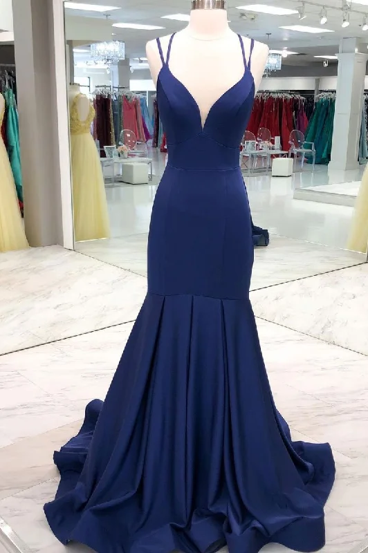 Sweet Puffy Skirt Simple v neck A-line long prom dress sequin evening dress,DS2042