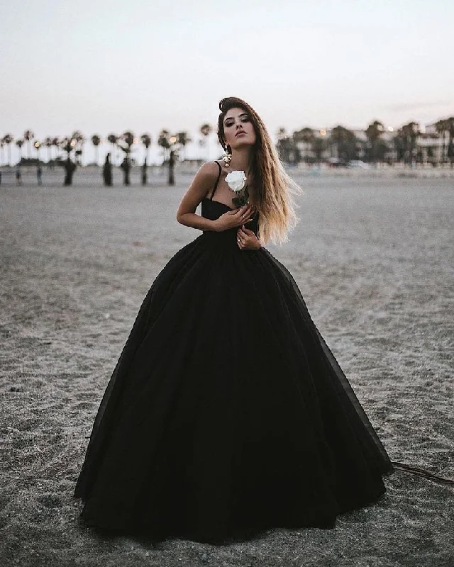 Style Design Sweetheart Neck Black Tulle Prom Gowns, Black Tulle Prom Dresses, Black Formal Evening Dresses,DS1776 Style Design Sweetheart Neck Black Tulle Prom Gowns, Black Tulle Prom Dresses, Black Formal Evening Dresses,DS1776