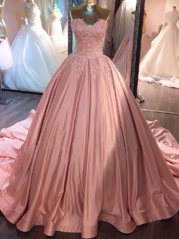 Sweet Princess Skirt Sweetheart Neck Pink Lace Prom Dresses, Pink Lace Prom Gown, Pink Evening Formal Dresses,DS1788 Sweet Princess Skirt Sweetheart Neck Pink Lace Prom Dresses, Pink Lace Prom Gown, Pink Evening Formal Dresses,DS1788